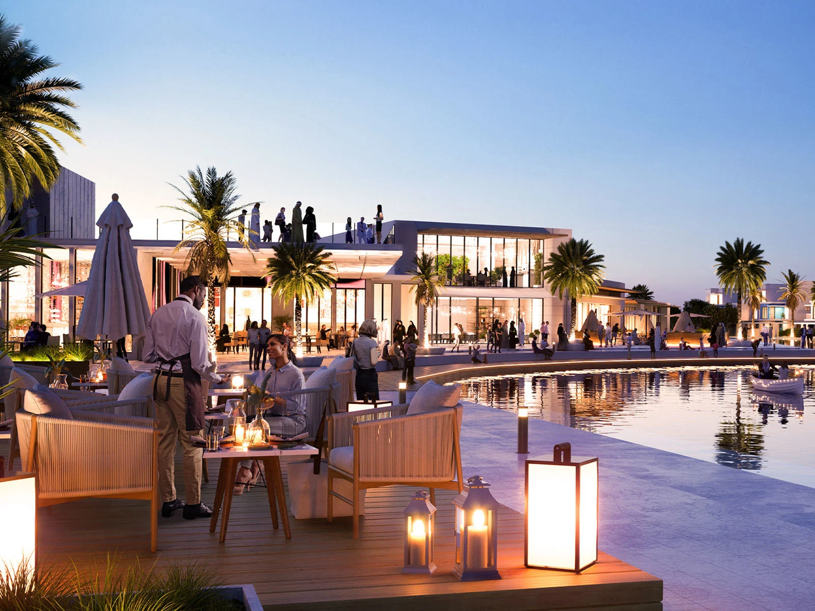 Restaurants and cafes at DAMAC Lagoons